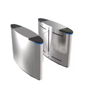 Torniquete de la puerta del control de acceso, puerta de la barrera de la aleta, puerta peatonal de la barrera, puerta del control de flujo, acero inoxidable SUS304