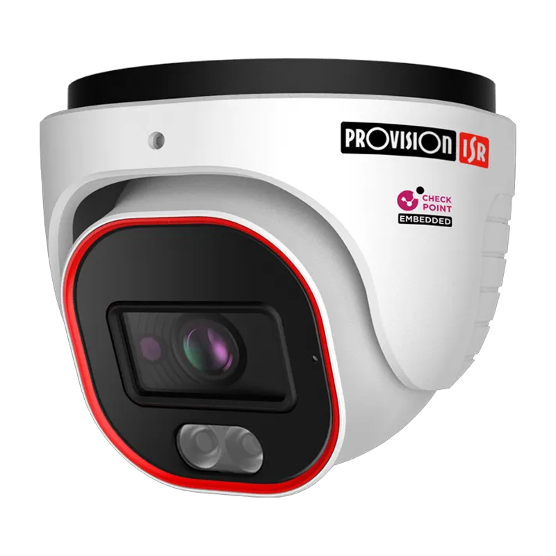 DH-320IPSN-28 Cámara de Cúpula/Torreta de Objetivo Fijo de 2MP con LED híbrido y análisis DDA1