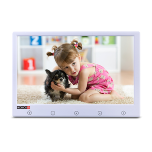 Monitor Cctv Lcd 9'' Para Videovigilancia, 2 Canales, Blanco PROVISION-ISR PR-TFT9HD