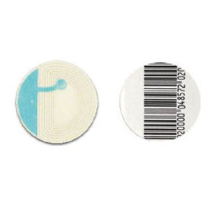 Etiqueta RF Redonda Negra R40 – Etiqueta de Seguridad 8,2 MHz